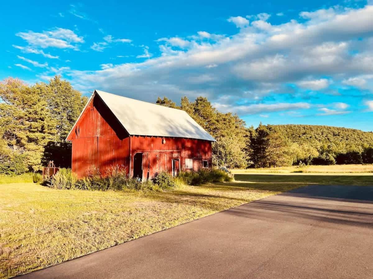 Stunning Log Cabin Getaway At The Hannu Haus Ironwood Exterior foto